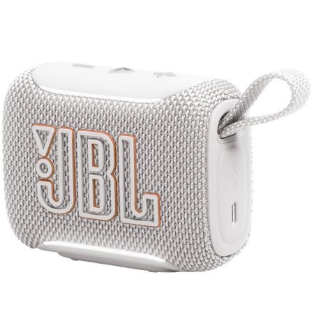 Altavoz con Bluetooth JBL GO 5/ 4.8W/ 1.0/ Blanco