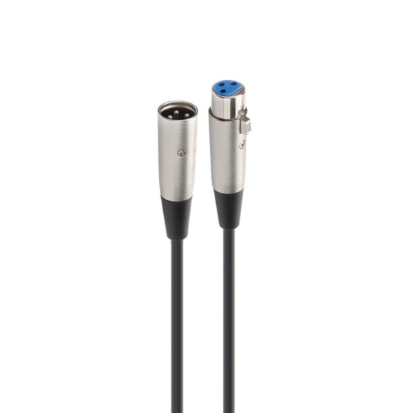 Cable xlr fonestar 5m -  macho - hembra -  negro