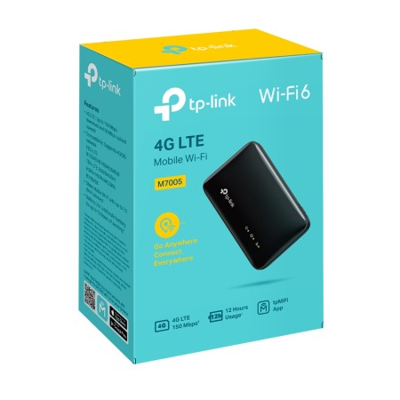 Router de Viaje Inalámbrico 4G TP-Link M7005/ WiFi 6/ 287Mbps/ 2.4GHz/ 1 Antena/ WiFi 802.11b/g/n/ax
