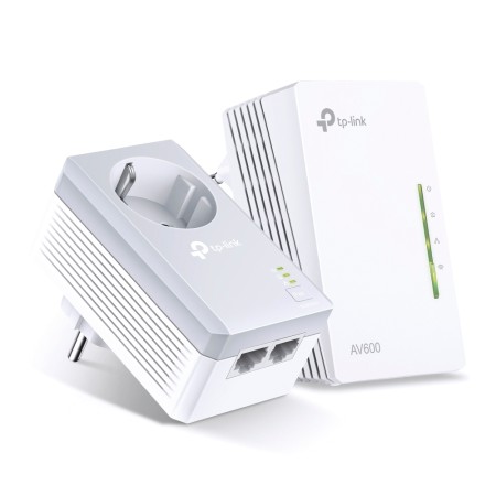 Kit de adaptadores powerline wifi tp - link tl - wpa4226 kit av600