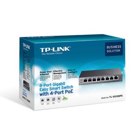 Switch TP-Link TL-SG108PE 8 Puertos/ RJ-45 10/100/1000/ PoE
