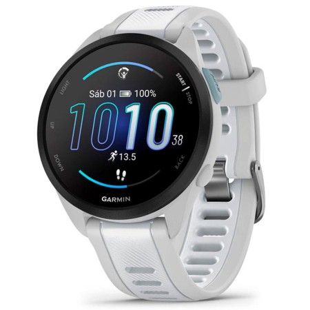 Garmin forerunner 165 music reloj inteligente para correr con gps pantalla táctil amoled métricas optimizadas planes de entrenam