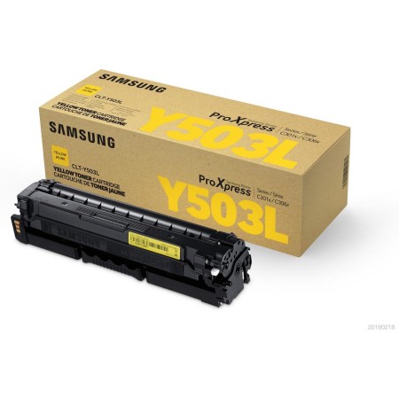 Toner hp clt - y503l amarillo alta capacidad