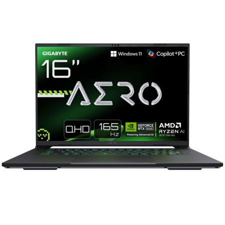 Portatil gigabyte aero x16 1wh93esc64 rai7 - 350 -  32gb -  ssd 1tb -  rtx 5070 8gb -  16 pulgadas qhd -  w11h