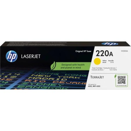Toner hp 220a w2202a amarillo
