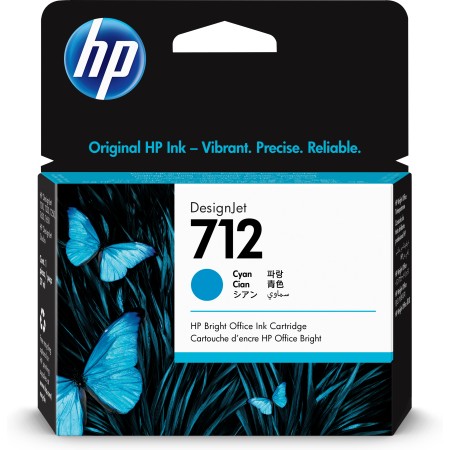 HP Cartucho 712 Cian