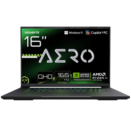 Portatil gigabyte aero x16 2wha3esc65ah rai9 - 370hx -  32gb -  ssd 1tb -  rtx 5070 8gb -  16 pulgadas fhd -  w11h