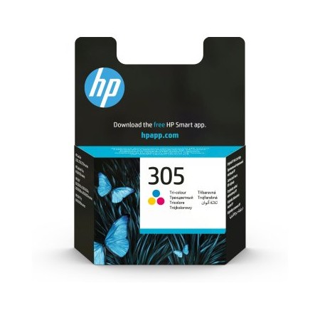 Cartucho tinta hp 305 3ym60ae tricolor deskjet 1210 - 1212