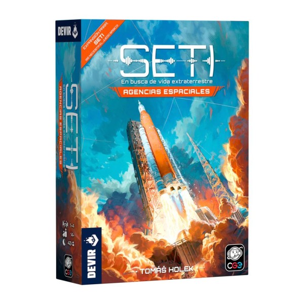 Expansión juego de mesa seti: agencias espaciales