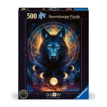 Puzzle lobo brillante 500 piezas