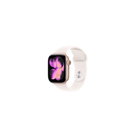 Smartwatch apple watch s11 gps + cellular 42mm rose gold aluminium case light blush sport band m - l