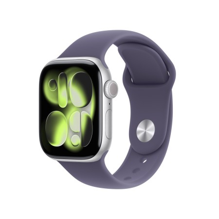 Smartwatch apple watch s11 gps + cellular 42mm silver aluminium case purple fog sport band s - m