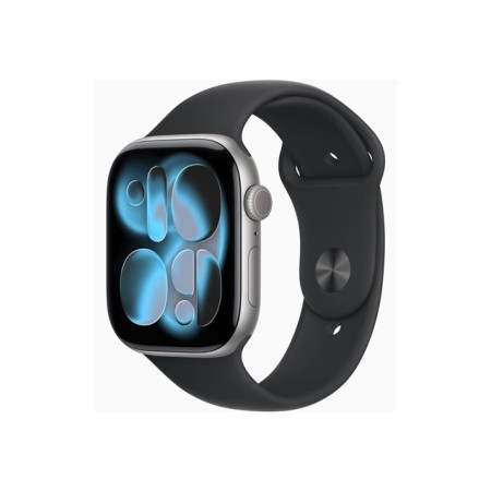 Smartwatch apple watch s11 gps + cellular 46mm space grey aluminium case black sport band - m - l