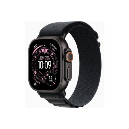 Smartwatch apple watch ultra 3 gps + cellular 49mm black titanium case black alpine loop - m