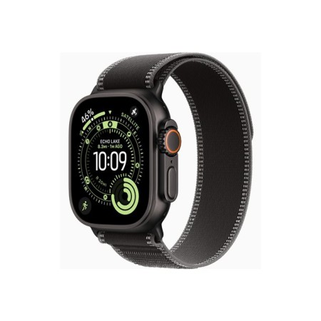 Smartwatch apple watch ultra 3 gps + cellular 49mm black titanium case black - charcoal trail loop - m - l