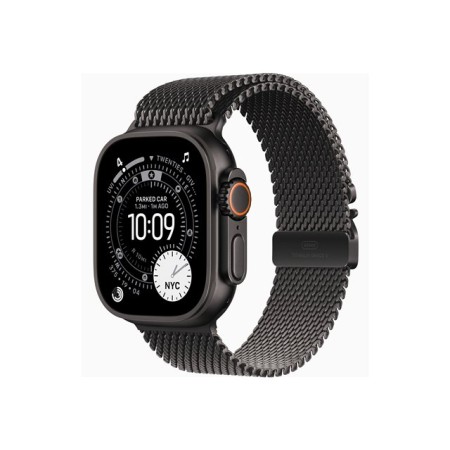 Smartwatch apple watch ultra 3 gps + cellular 49mm black titanium case black titanium milanese loop - l