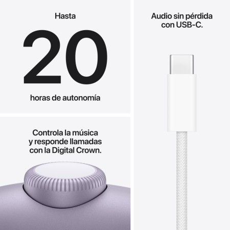 Auriculares apple airpods max 2 inalambrico purple