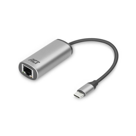 Adaptador usb - c a rj45 ethernet 2.5gb act connectivity