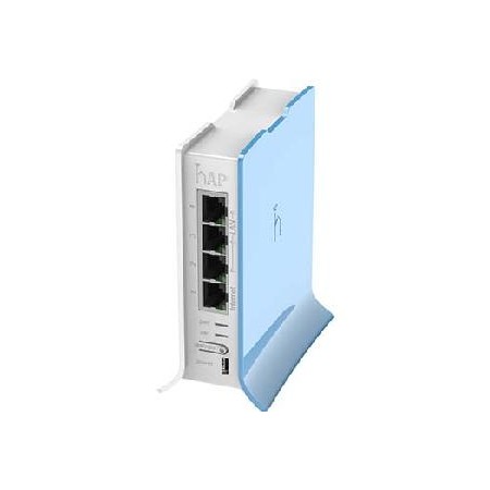 Mikrotik router board rb - 941 - 2nd - tc hap lite formato torre 650mhz cpu 32mb ram 4xlan 2.4ghz 802b - g - n 2x2 wireless