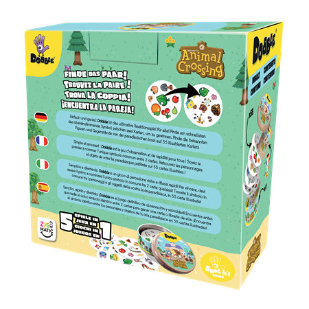 Juego de mesa dobble animal crossing