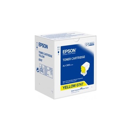 Toner epson c13s050747 amarillo 8.8k