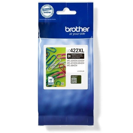 Cartucho de Tinta Original Brother LC-422 XL Alta Capacidad/ Negro