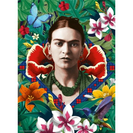 Puzzle frida kahlo blooming fantasy 500 piezas