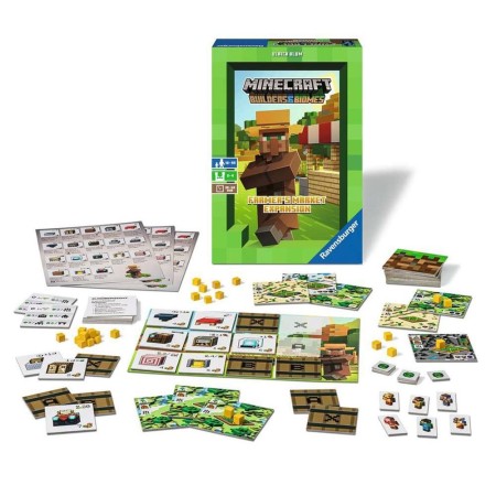 Juego de mesa ravensburger minecraft farmers market esp.