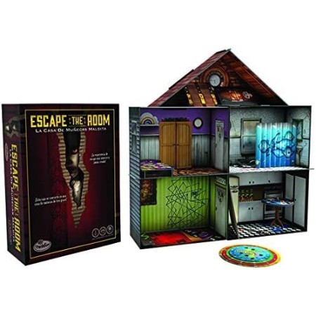 Juego de mesa escape the room la casa de muñecas maldita