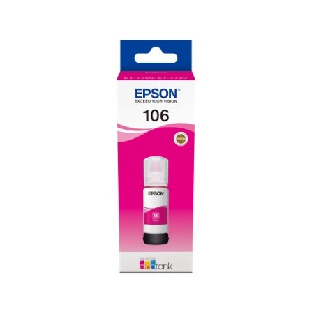 Cartucho tinta epson c13t00r340 106 ecotank magenta ink et - 7700 - et - 7750