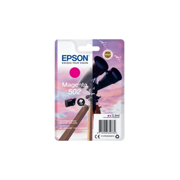 Cartucho tinta epson t02v340 502 magenta ink