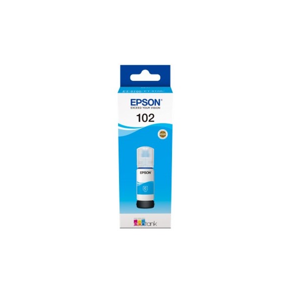 Cartucho tinta epson c13t03r240 102 ecotank cian ink et - 2700 - et - 2750 - et - 3700 - et - 3750 - et4750