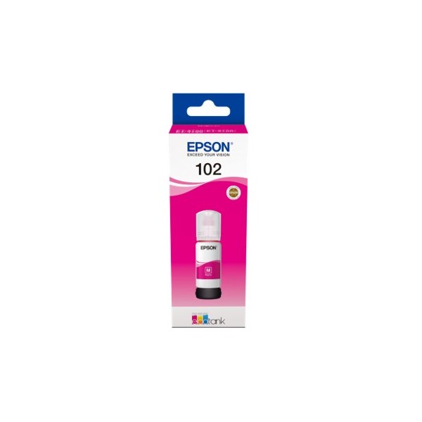Cartucho tinta epson c13t03r340 102 ecotank magenta ink et - 2700 - et - 2750 - et - 3700 - et - 3750 - et4750