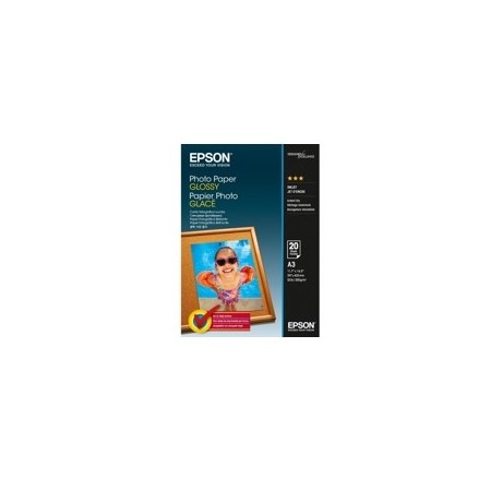 Papel foto epson s042536 a3 glosy 20 hojas 200grs