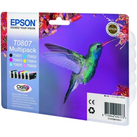 Multipack tinta epson t08074 t080140�㻟贾 㻫 -  colibri