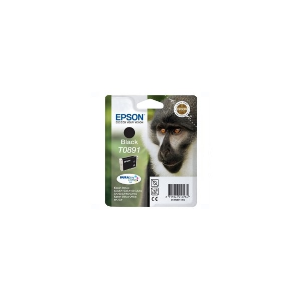 Cartucho tinta epson t0891 negro 3.5ml s20 - sx105 - sx200 - sx205 - sx 405 -  mono
