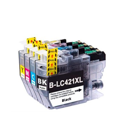 Cartucho de tinta compatible dayma brother lc421 xl amarillo 500 pag. premium