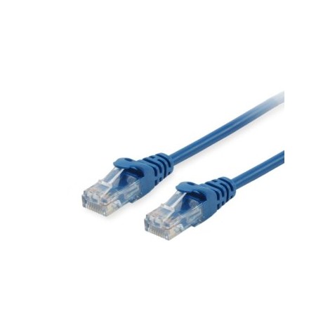 Cable red equip latiguillo rj45 u - utp cat6 0.25m azul