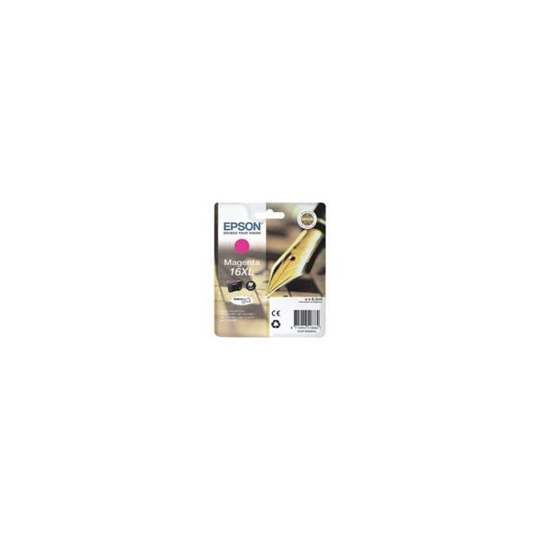 Cartucho tinta epson t163340 magenta xl wf - 2010 - 2510 - 2520 - 2530 - 2540 -  pluma