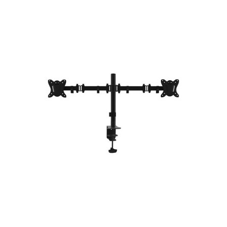Soporte pantalla equip para mesa dos brazos 2 pantallas 13 pulgadas - 27 pulgadas de brazo inclinable y giratorio 360º max. vesa