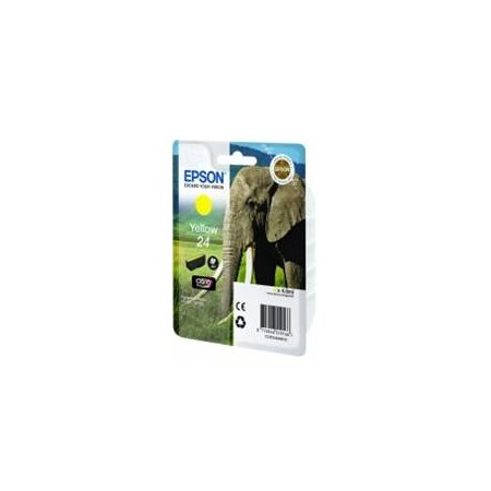 Cartucho tinta epson t242440 amarillo para epson xp - 750 c13t24244010 -  elefante