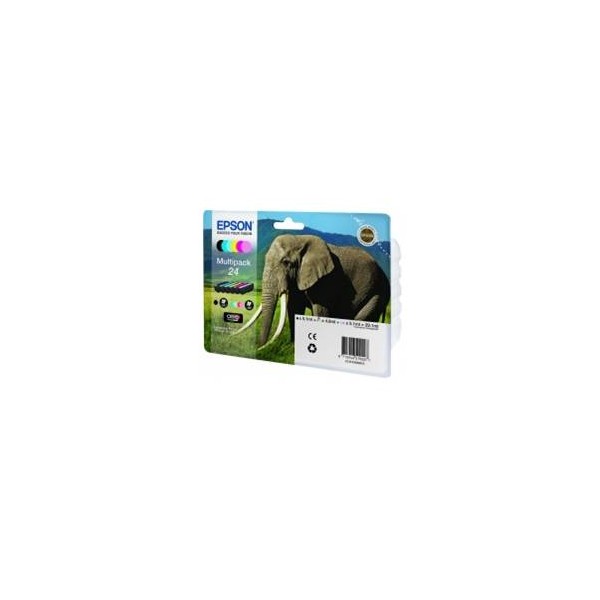 Multipack tinta epson t242840 6 colores xp - 750 c13t24284010 -  elefante