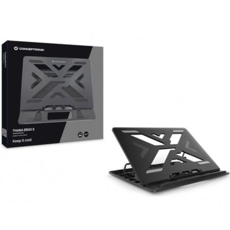 Soporte - base de refrigeracion conceptronic para portatiles hasta 15.6 pulgadas