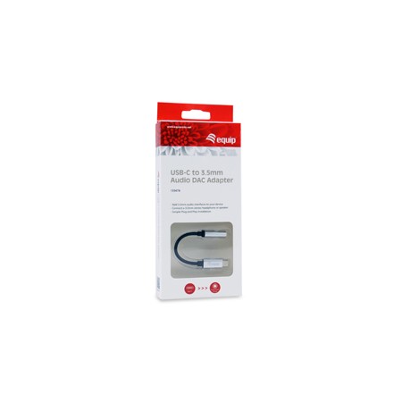 Cable adaptador equip usb tipo c a audio jack 3.5mm hembra