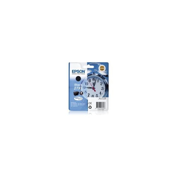 Cartucho tinta epson t271140 27xl negro wf - 3620 - 3460dtwf - dwf -  despertador