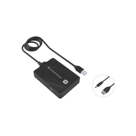 Hub usb 2.0 - 3.0 conceptronic hubbies10b 4 puertos y cable de 90cm