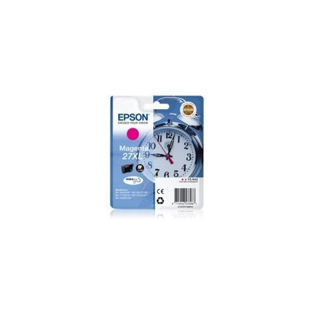 Cartucho tinta epson t271340 magenta 27xl wf - 3000 - wf - 7000 -  despertador