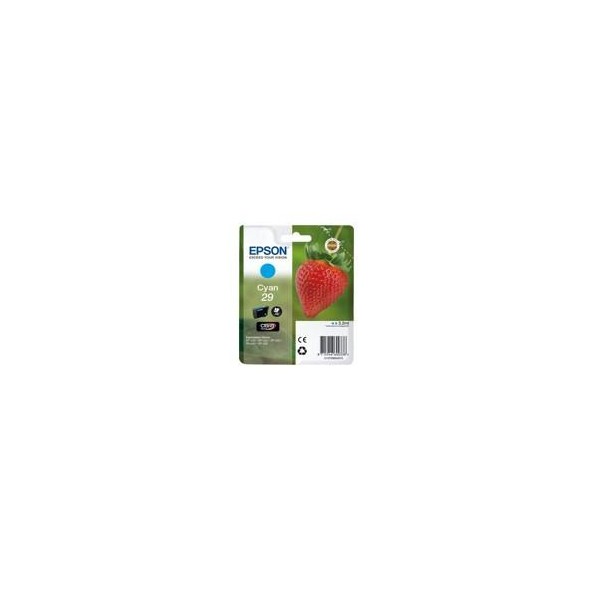 Cartucho tinta epson 29 c13t29824012 cian xp235 - xp332 - xp3357xp4327xp435 -  fresa
