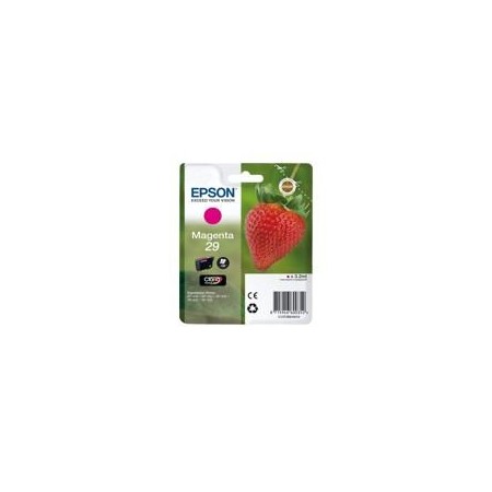 Cartucho tinta epson 29 c13t29834012 magenta xp235 - xp332 - xp3357xp4327xp435 -  fresa