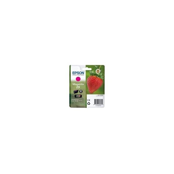 Cartucho tinta epson 29 c13t29834012 magenta xp235 - xp332 - xp3357xp4327xp435 -  fresa